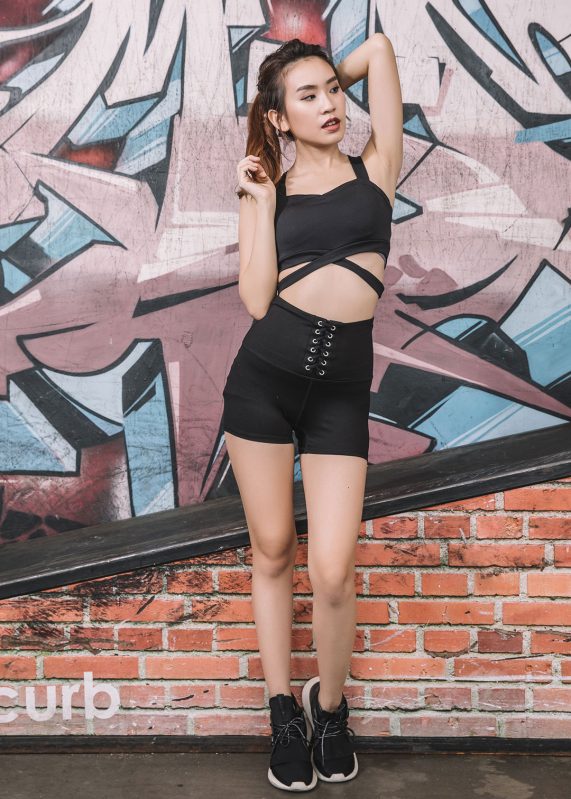 high waisted corset shorts