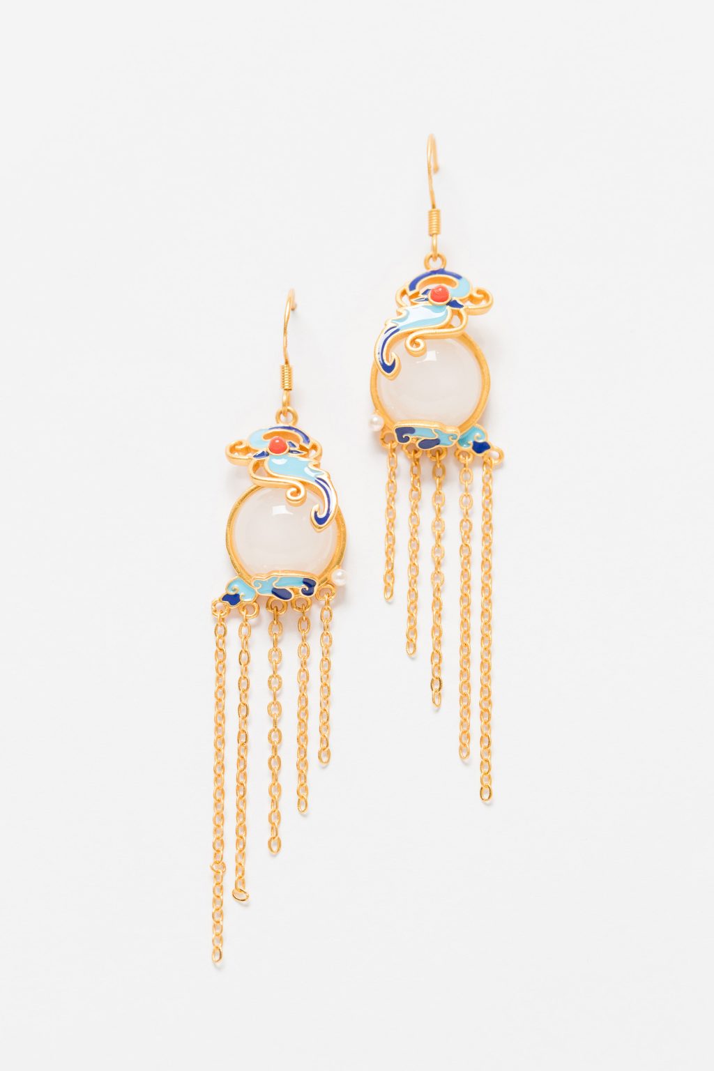 Ocean Pearl Hook Earrings