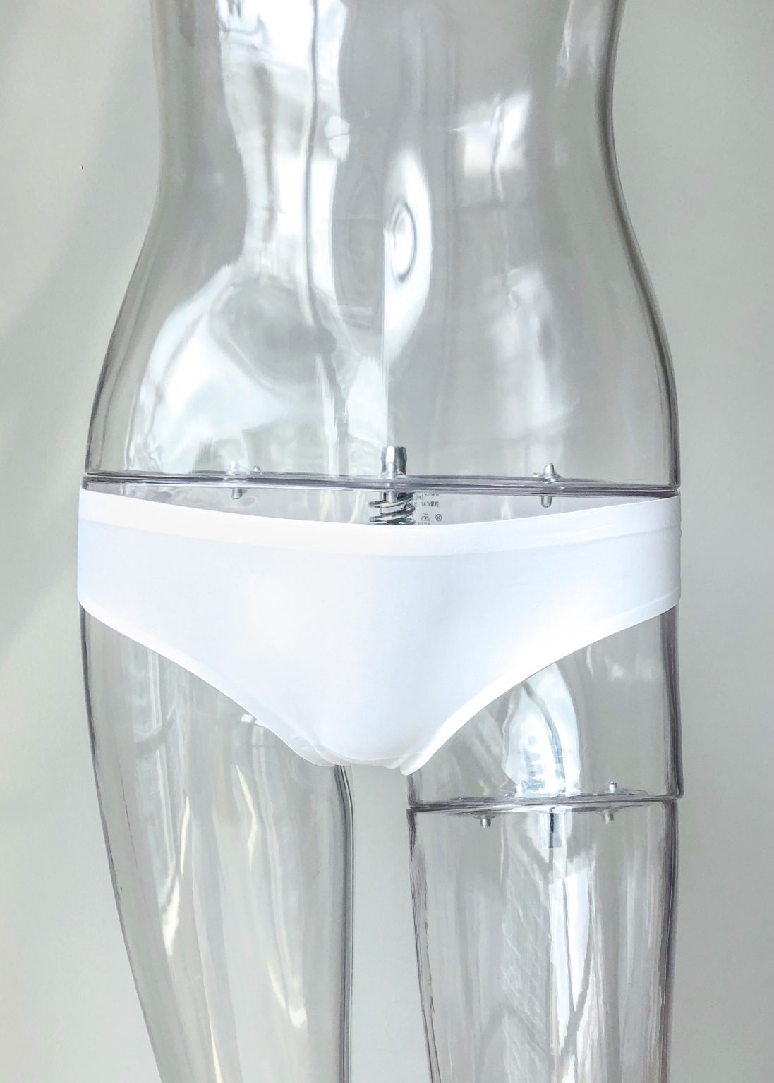 Invisi Tease Ice Silk Thong in White - Image 4