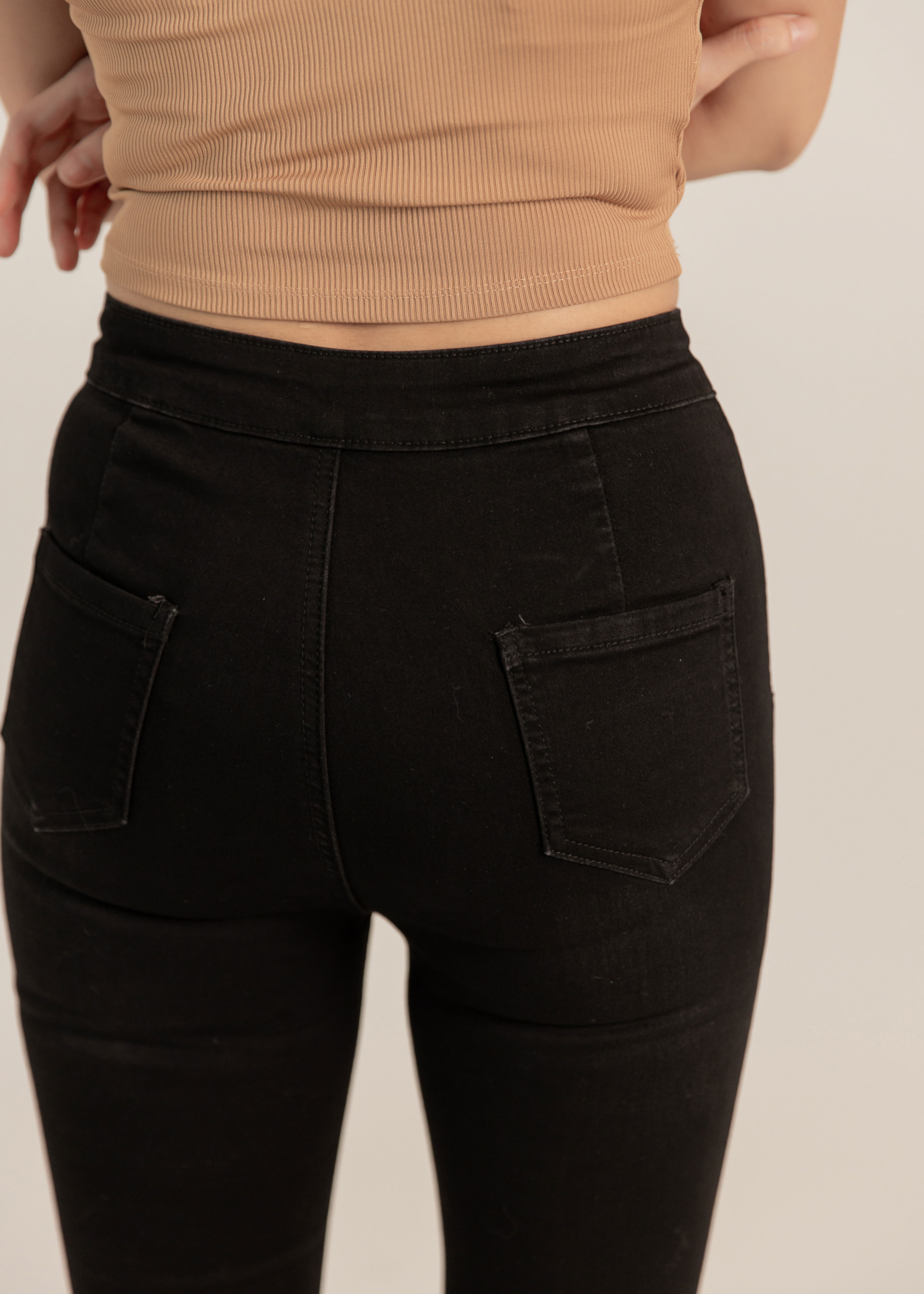 Slim Perception Tennessee West Flare Jeans in Black • DREAMSCAPED