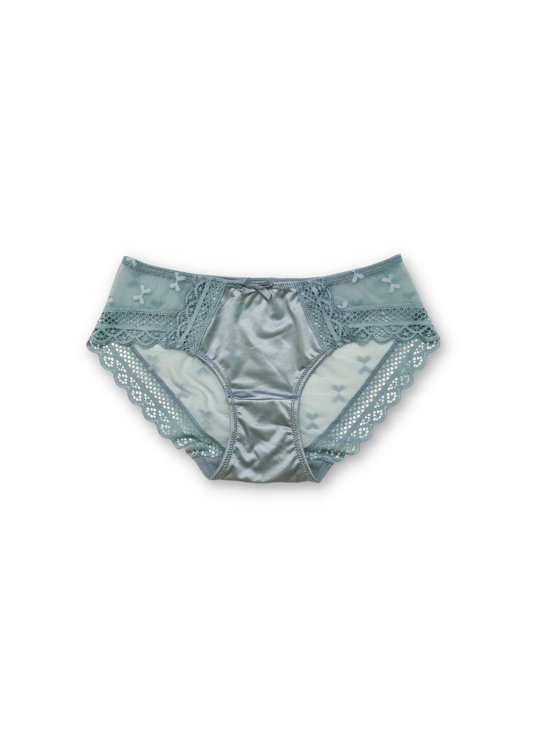Clove Hitch Lace Panty in Stone Blue