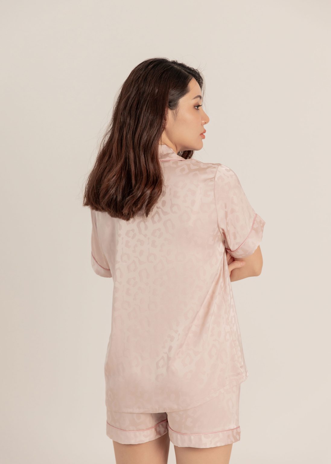 Gia Nightwear Set in Pink - Image 6