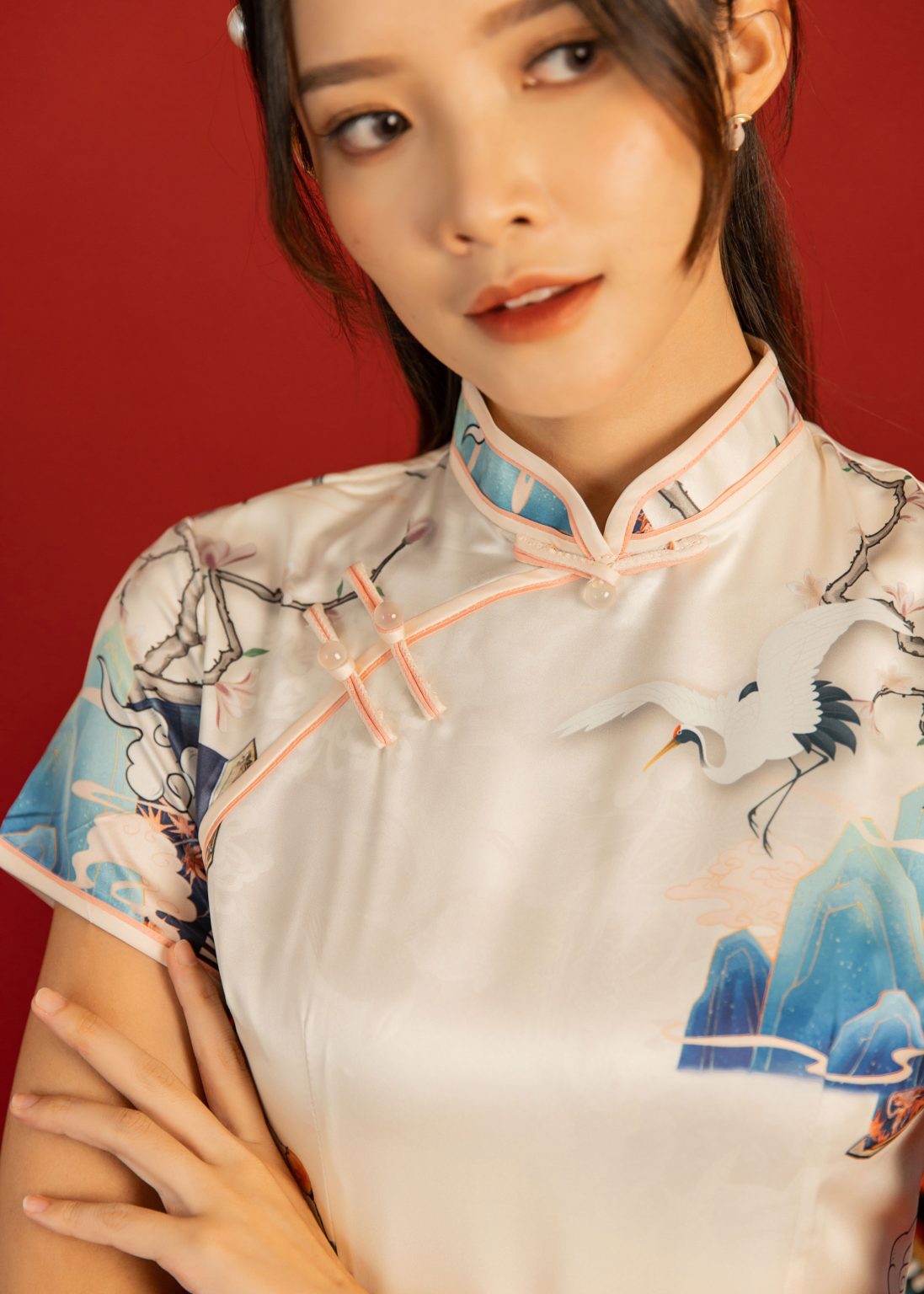 Novel Odyssey Midi Qipao - Image 5