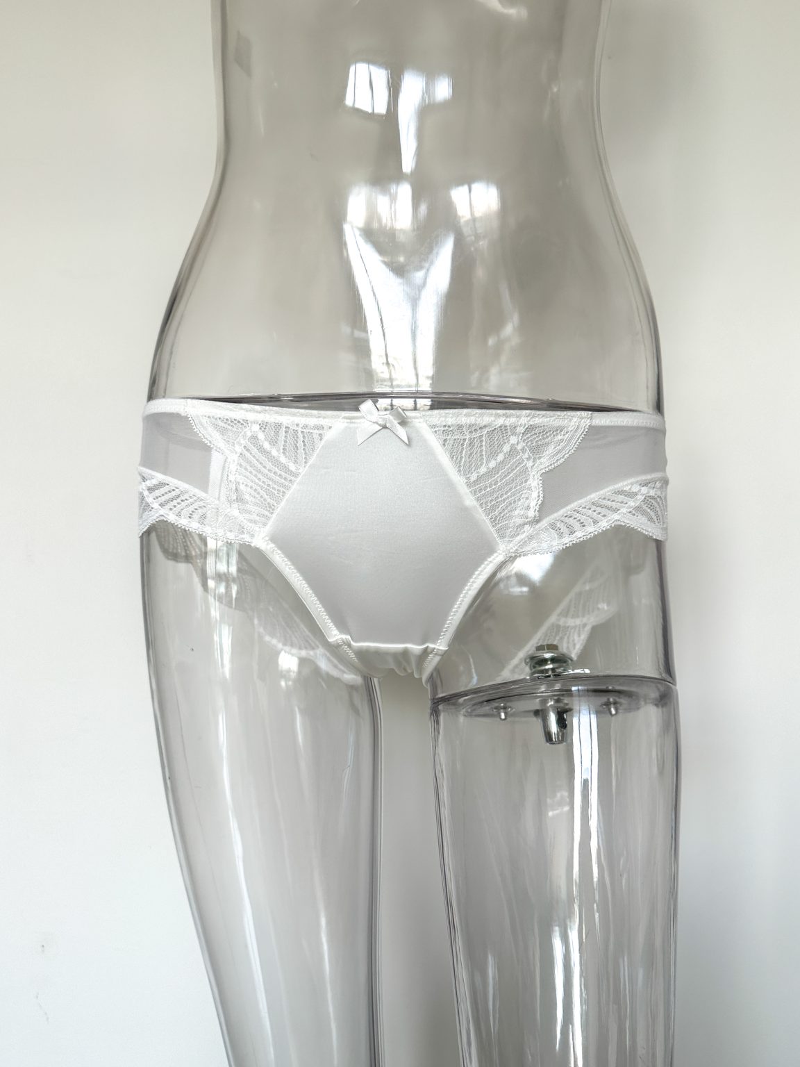 Petal Drapes Lace Panty in White - Image 3