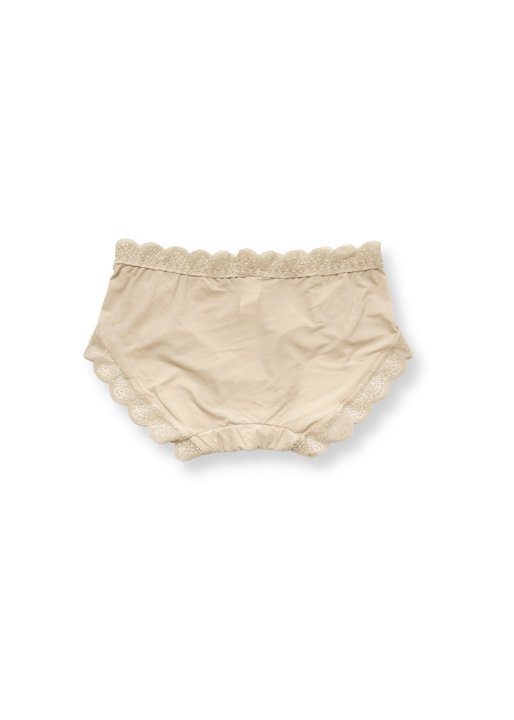 Ripple Flair Lace Panty in Cream • DREAMSCAPED