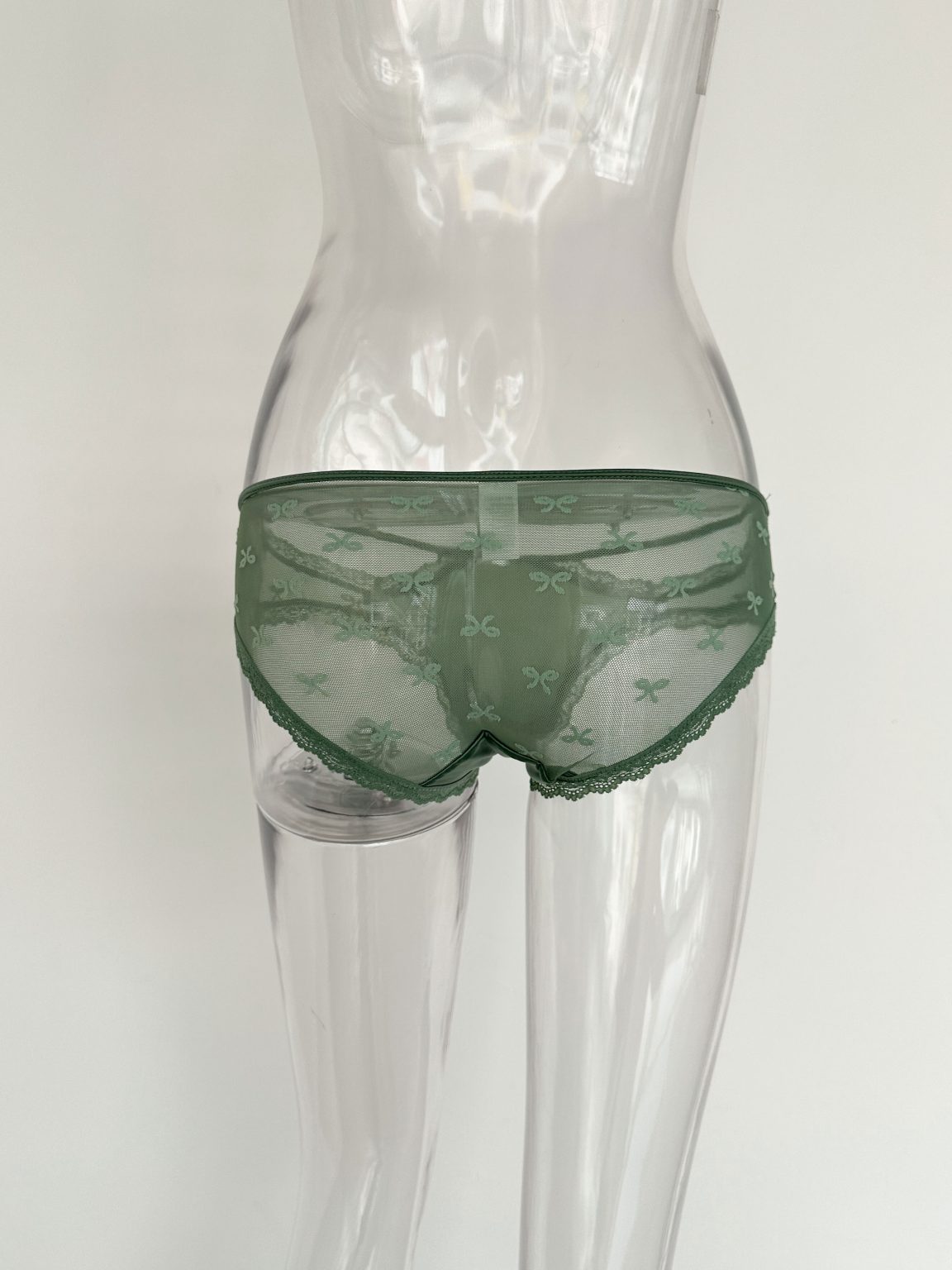 Sashes Mosaic Lace Panty In Green - Image 6