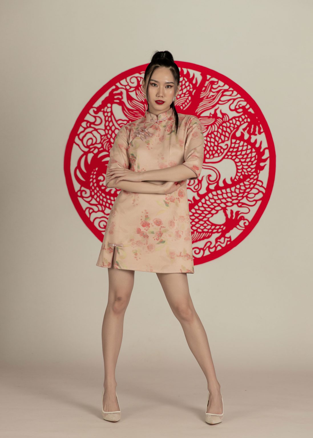 Prunus Mume Mini Qipao - Image 11