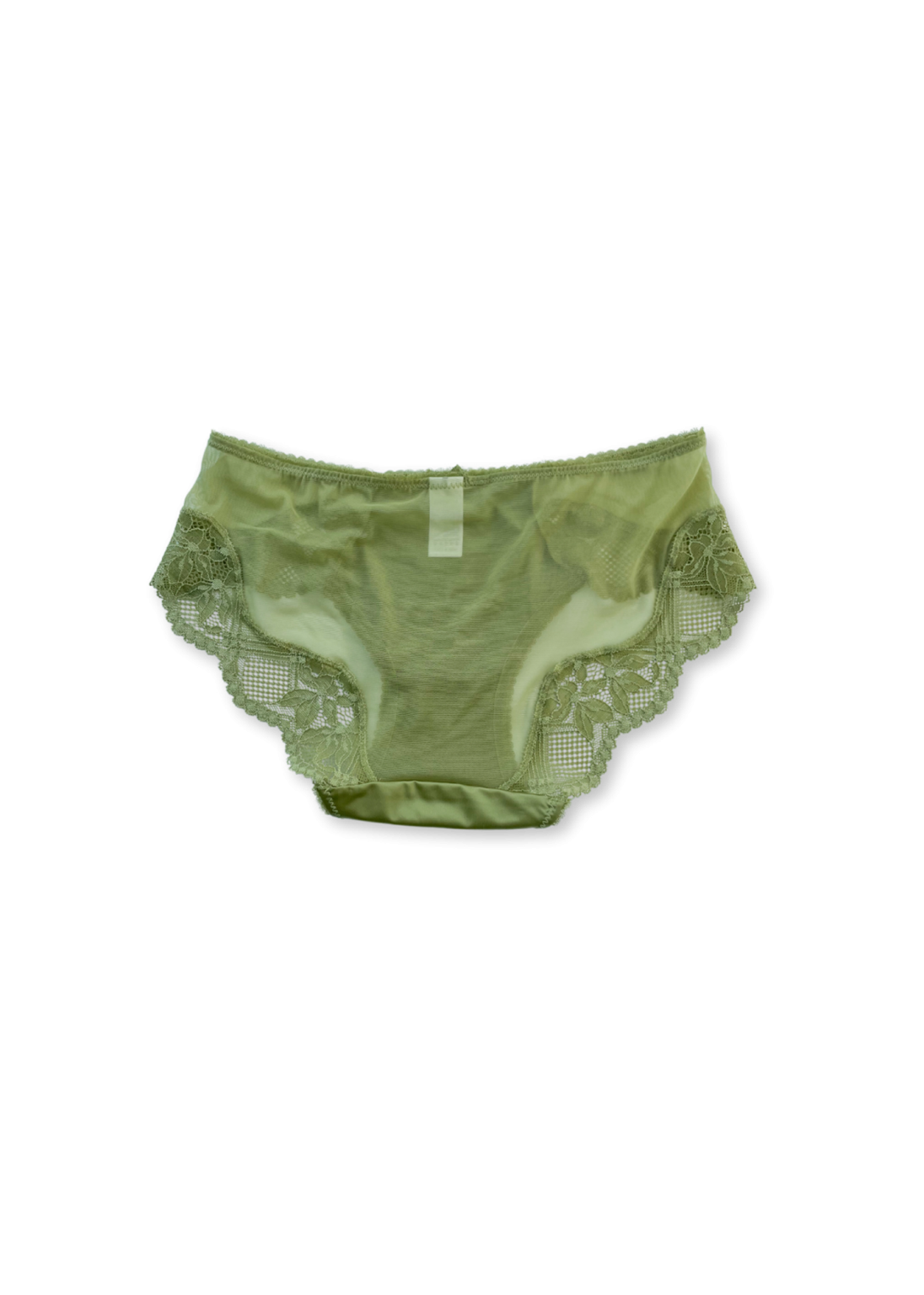 Cordelia Rivulet Lace Panty in Green - Image 3