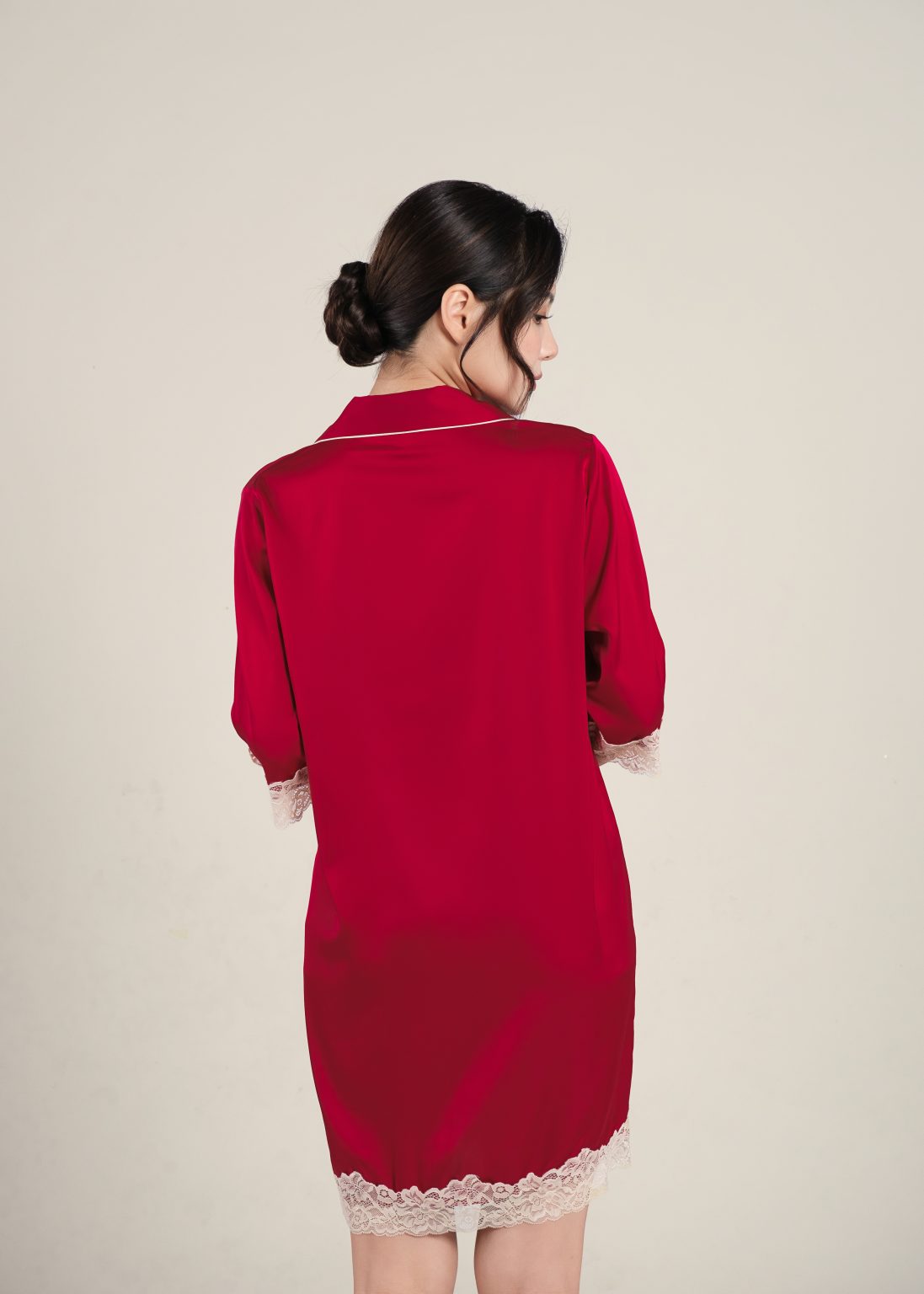 Etherea Nightshirt in Maroon - Image 6