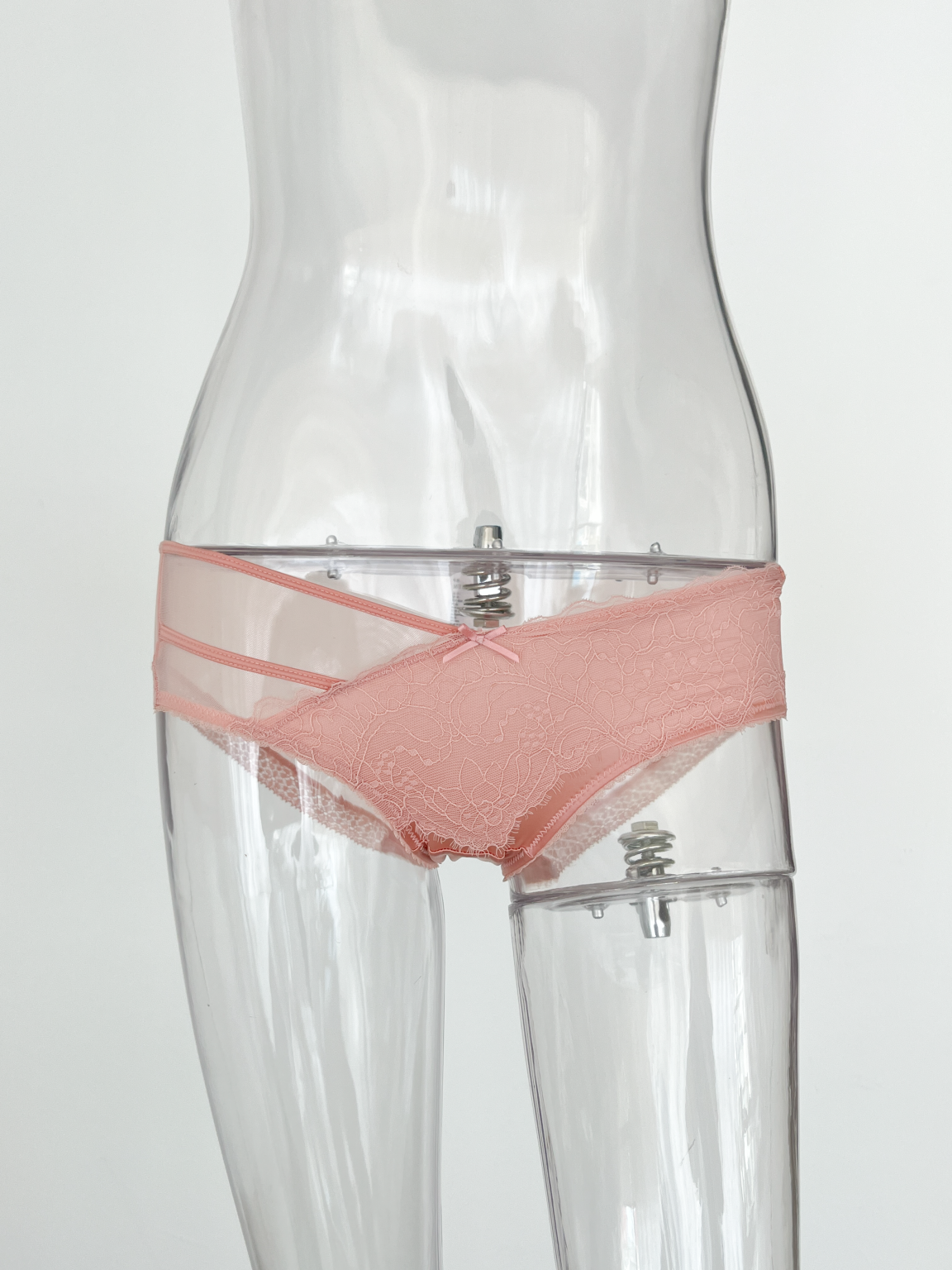 Vivienne Cordage Lace Panty in Baby Pink - Image 4