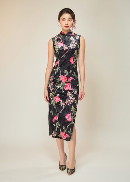 Poppy Reprise Maxi Qipao