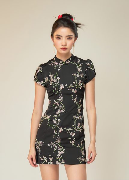 Sakura Illumination Mini Qipao
